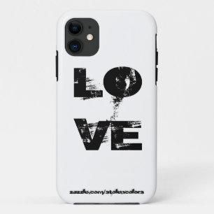 Capa Para iPhone 11 Amo Iphone Preto E Branco