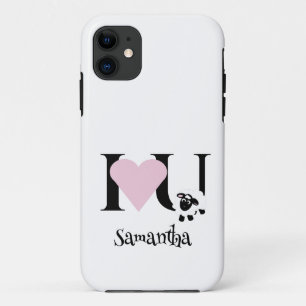 Capa Para iPhone 11 Amo-te Cartoon Cartoon Sheep Case-Mate iPhone Cas