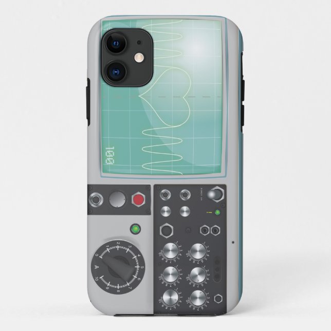 Capa Para iPhone 11 Amor de Osciloscópio (Verso)