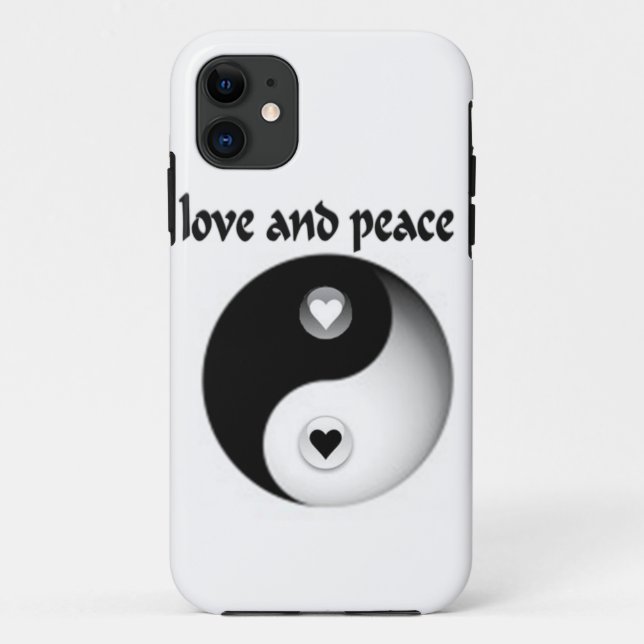 Capa Para iPhone 11 Amor e Paz (Verso)