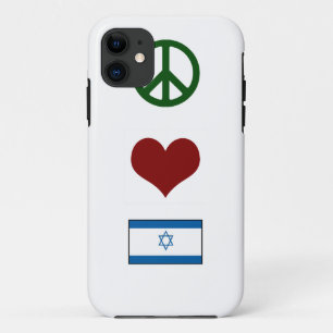 Capa Para iPhone 11 Amor Israel da paz