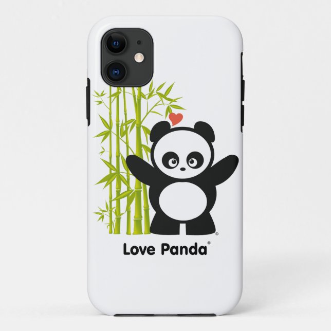 Capa Para iPhone 11 Amor Panda® (Verso)