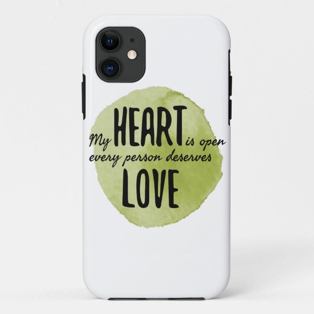 Capa Para iPhone 11 amor próprio a vibrações positivas para a aceitaçã (Verso)