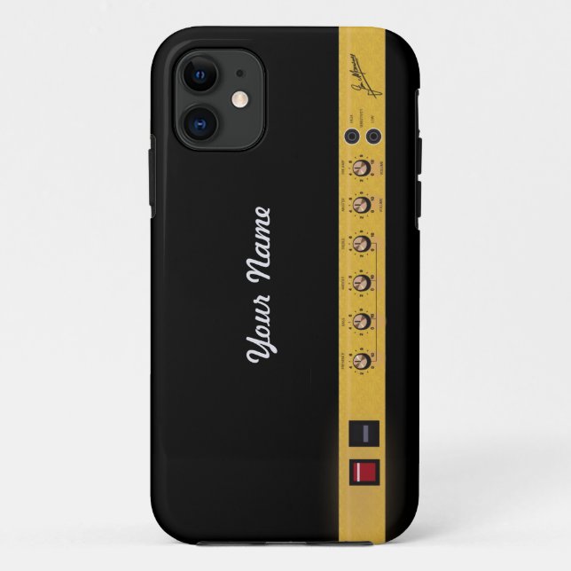 Capa Para iPhone 11 Amplificador sadio retro (Verso)