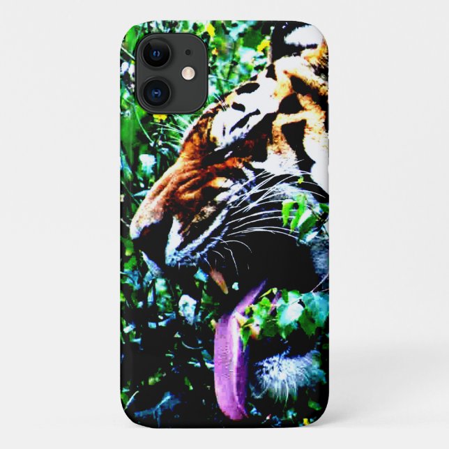 Capa Para iPhone 11 Amur Tiger iphcna (Verso)