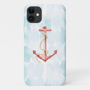 Capa Para iPhone 11 Âncora Azul