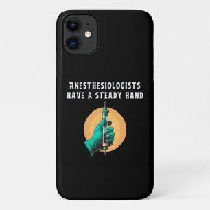 Capa Para iPhone 11 Anestesiologistas têm anestesiologia manual consta