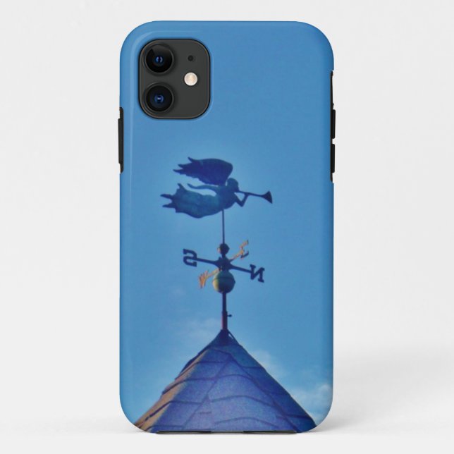 Capa Para iPhone 11 Angel BLOW HORN WEATHER VANE (Verso)