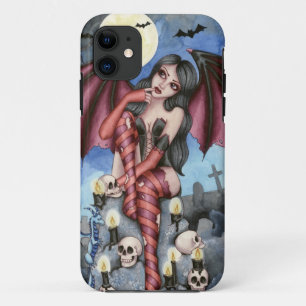 Capa Para iPhone 11 Angelique - caso feericamente do iPhone 5 do