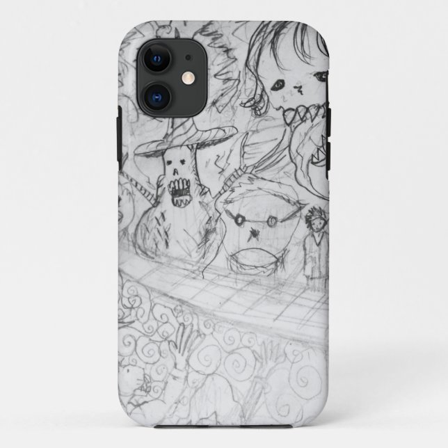 Capa Para iPhone 11 animação de manga de monstro do yaie (Verso)