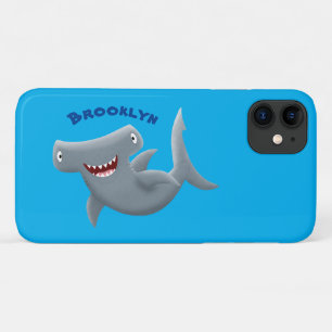 Capa Para iPhone 11 Animação engraçada de tubarão Hammerhead