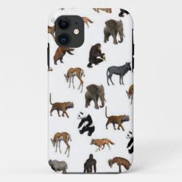 Capa Para iPhone 11 Animais Selvagens