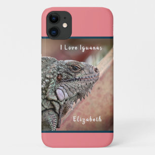 Capa Para iPhone 11 Animal de estimação do réptil exótico Iguana