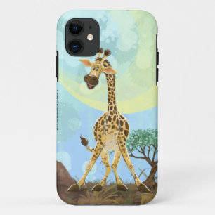 Capa Para iPhone 11 Animal Parade Giraffe