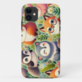 Capa Para iPhone 11 animal perfeito, bonito, padrão