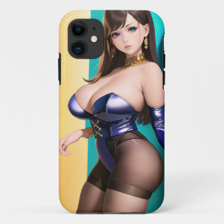 Capa Para iPhone 11 Anime Girl 046