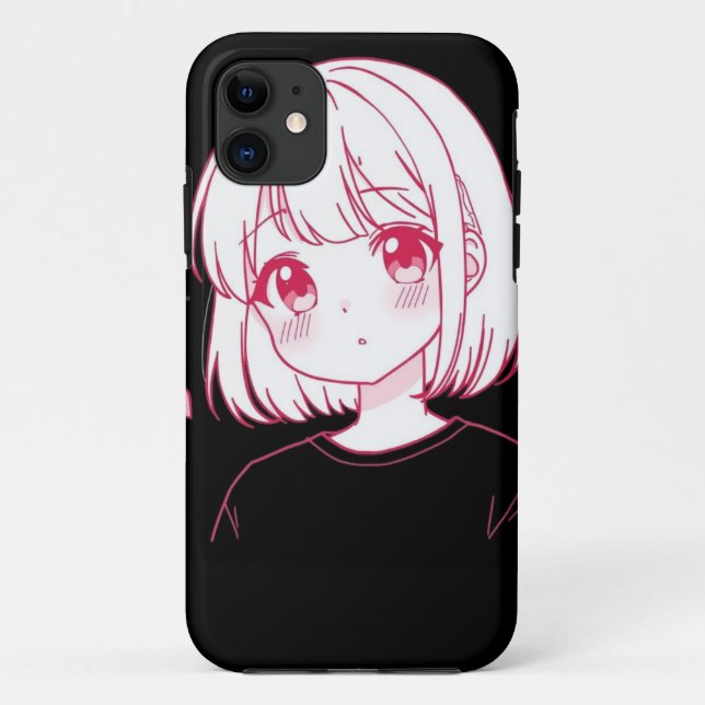 Capa Para iPhone 11 "Anime Love Vibes" (Verso)