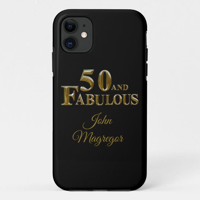 Capa Para iPhone 11 Aniversário de 50 anos (Verso)