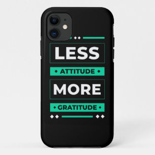 Capa Para iPhone 11 Aniversário Oferece Menos Atitude Mais Gratidão