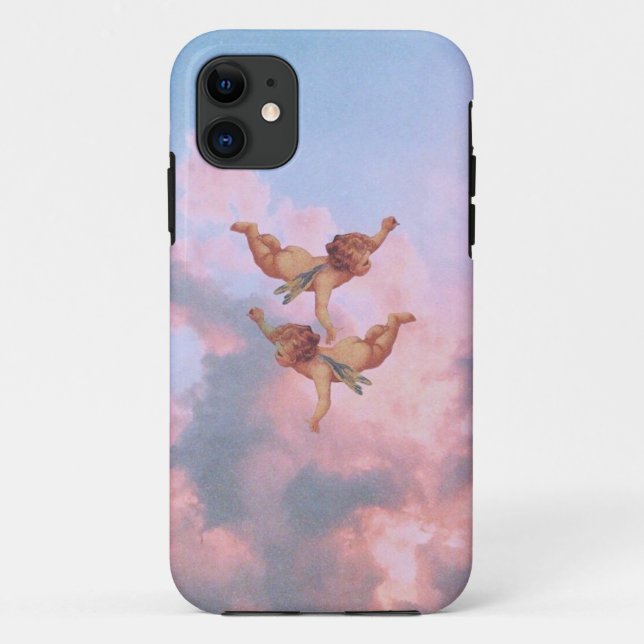 Capa Para iPhone 11 Anjos no céu (Verso)