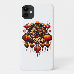 Capa Para iPhone 11 ano novo chinês 2024