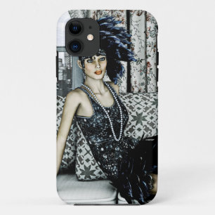 Capa Para iPhone 11 Anos 20 e 30 Vintage Retro Roaring Twenties