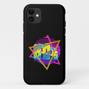 Capa Para iPhone 11 anos 80 Retro Vintage Sunset 