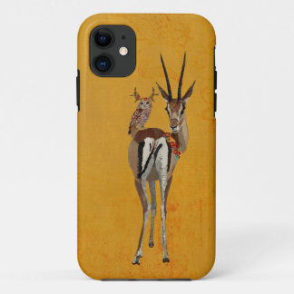Capa Para iPhone 11 ANTELOPE e FLORAL OWL