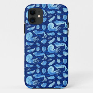 Capa Para iPhone 11 Antigos animais do mar: Trilobitas, Anomalocaris..