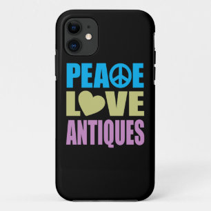 Capa Para iPhone 11 Antiguidades do amor da paz