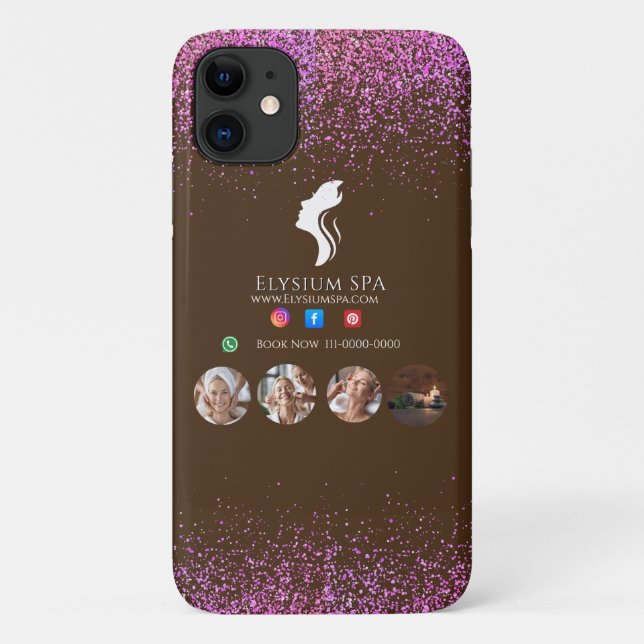 CAPA PARA iPhone 11 ANTISTRESS RELAX CALM SPA BEAUTY BRANDING (Verso)