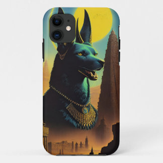 Capa Para iPhone 11 Anubis Egípcia Mitologia Morte Deus