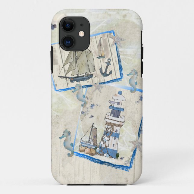 Capa Para iPhone 11 Ao mar (Verso)