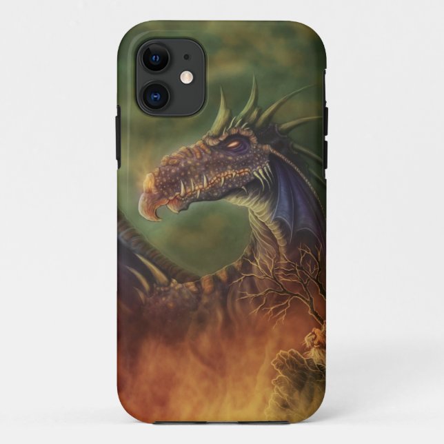 Capa Para iPhone 11 ao salvamento! dragão da fantasia (Verso)