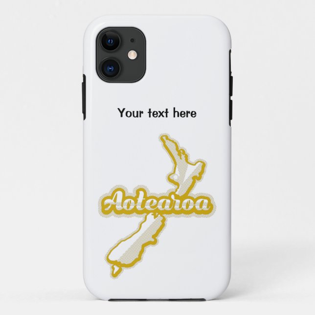 CAPA PARA iPhone 11 AOTEAROA NZ MAP (Verso)