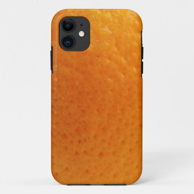 Capa Para iPhone 11 Apenas alaranjado (Verso)