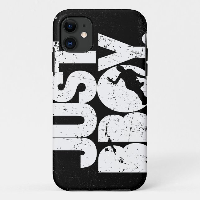 Capa Para iPhone 11 apenas bboy - branco afligido (Verso)
