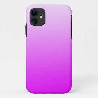 Capa Para iPhone 11 APENAS gradações de COR - cor-de-rosa-néon