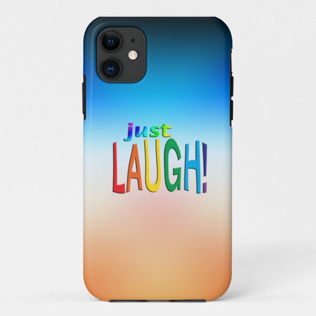 Capa Para iPhone 11 Apenas Ria (Verso)