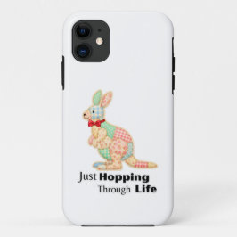 Capa Para iPhone 11 Apenas Saltando pela Vida Design de Canguru