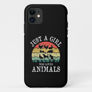 Capa Para iPhone 11 Apenas Uma Garota Que Ama Animais