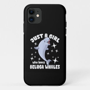 Capa Para iPhone 11 Apenas uma garota que ama baleias beluga