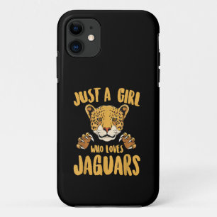 Capa Para iPhone 11 Apenas uma garota que ama onças engraçadas mulhere