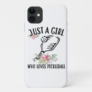 Capa Para iPhone 11 Apenas uma garota que ama Pickleball