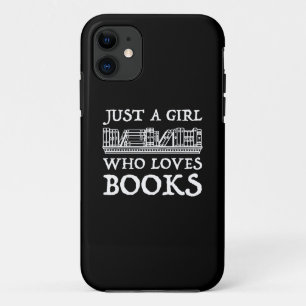 Capa Para iPhone 11 Apenas Uma Menina Que Ama Livros