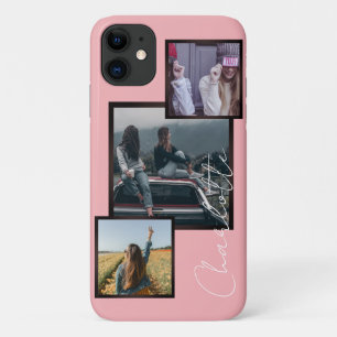 Capa Para iPhone 11 Apresentação de Fotografias de Amigos e Familiares