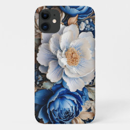 Capa Para iPhone 11 Aquarela Flores