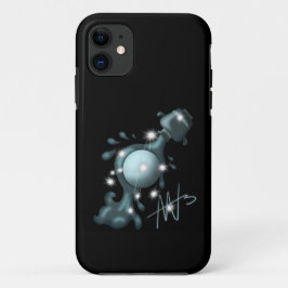 Capa Para iPhone 11 Aquário Cósmico Urano Zodiac