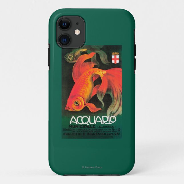 Capa Para iPhone 11 Aquário & poster do promocional do parque (Verso)