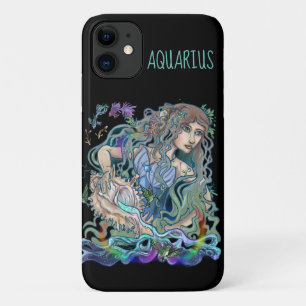 Capa Para iPhone 11 Aquarius~